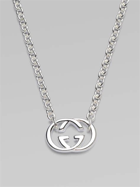 gucci silver accesory|gucci necklaces for women silver.